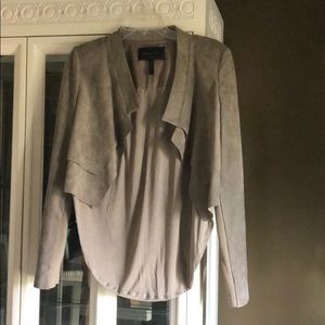 BCBG Maxazria open stylish taupe jacket